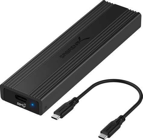 SABRENT Case SSD M 2 NVMe USB 3 2 Gen 2 10Gbps Type C Esterno