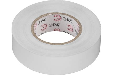 ПВХ-изолента ЭРА 19мм x 20м, белая C0036542 - выгодная цена, отзывы ...