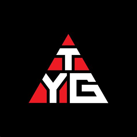 Tyg Triangle Letter Logo Design With Triangle Shape Tyg Triangle Logo