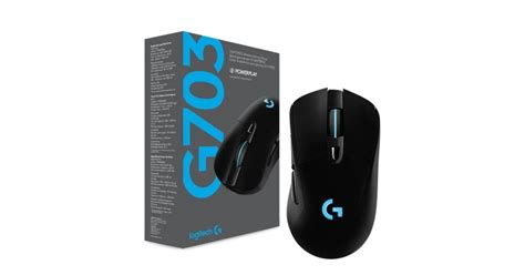 Logitech G703 Wireless Lightspeed 16,000DPI Gaming Mouse with Wireless ...