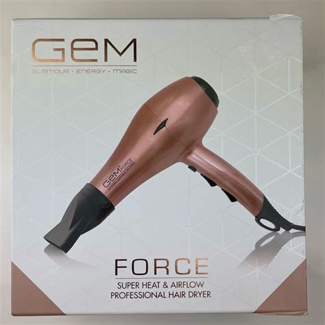 Gem Hair Gem Force Intense Ionic Ceramic Science Hair Dryer Rose