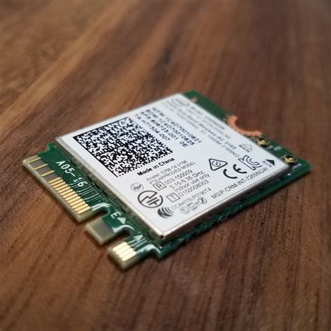 Intel® Dual Band Wireless-AC 3165 (includes set of 2 antennas ...