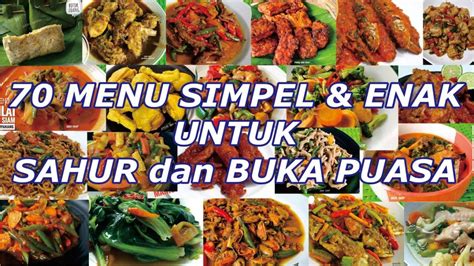 resep buat buka puasa  sahur  sosiologi  indonesia