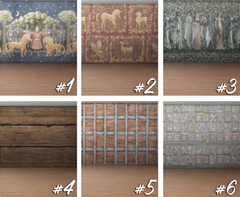 History Lovers Simblr Tsm To Ts4 Tapestries And Stone Murals Heres 6