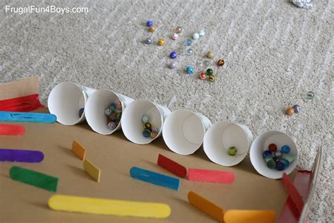 Turn a Cardboard Box into an Epic Marble Run - Frugal Fun For Boys and ...