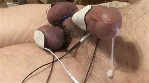 Swollen Balls And A Hard Dick From Estim And Ball Slapping Hand Free Cum Gay Porn Xhamster