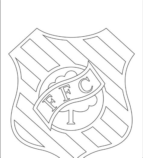Escudos De Times Para Desenhar - Desenhos para colorir em Geral: Escudos de Times para colorir
