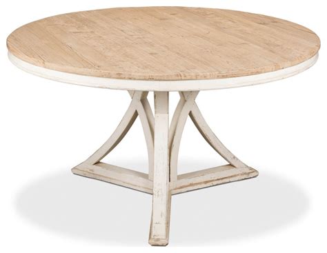 Modern Rustic Round Dining Table Farmhouse Dining Tables By