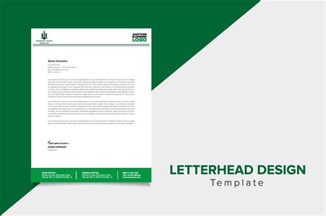 5 Letterhead Design Template Graphic By Creaspark · Creative Fabrica