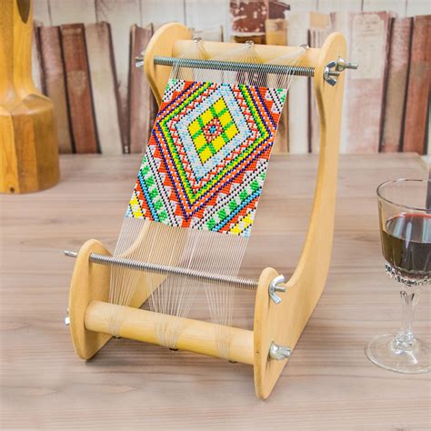 An Upright Bead Loom Making It Easier For Those Who Find A Etsy