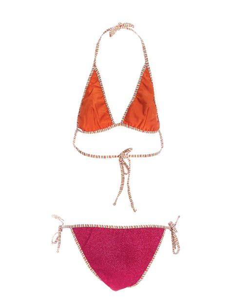 Bikinis M Missoni Lamé bikini in fuchsia and bronze 2DP000332J007DL2012
