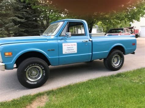 CHEVY 1972 FACT 4X4 SHORTBOX V8 3SPD TRUCK 10,900.. OR MAKE OFFER ...