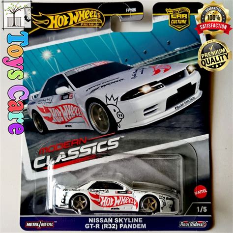 Hot Wheels Premium Modern Classics Nissan Skyline Gt R R Pandem Original Mattel Shopee