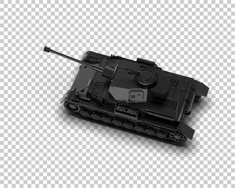 Premium Psd Armored Tank Building Isolated On Background 3d Rendering