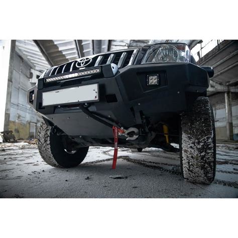 Бампер силовой передний STC тип Revo Toyota Land Cruiser Prado 120 с ...