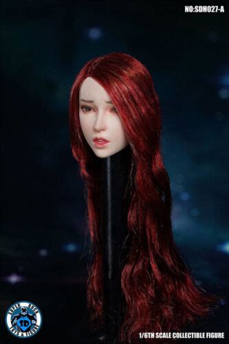 Female Head Sculpt SDH A For TBLeague PHICEN Figure Hot Toys
