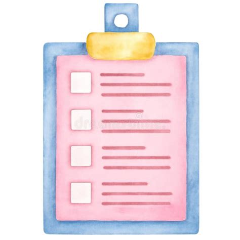 Checklist For Watercolor Vintage