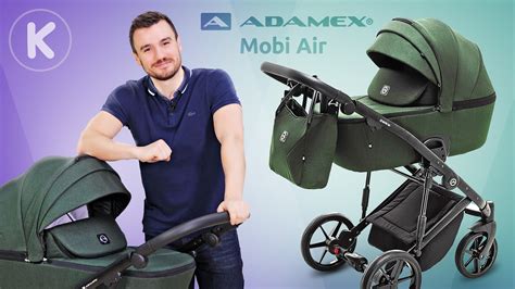 Adamex Mobi Air - коляска с ТЕРМО люлькой. Коляска новинка 2022 Адамекс ...
