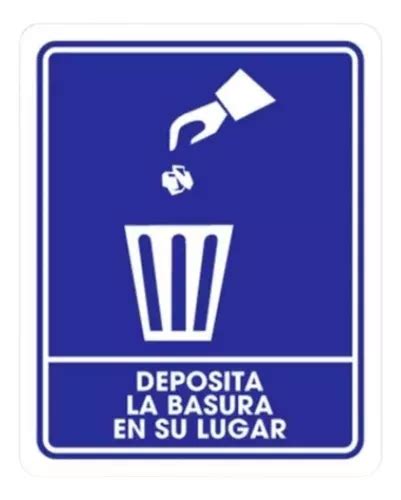 2 Señalamientos De Basura En Su Lugar 25 X 35cm Weston Mercadolibre