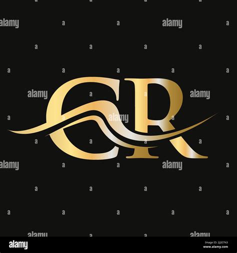Letter CR Logo Design. Initial CR Logotype Template For Business And ...