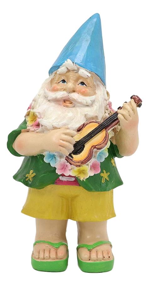 Ebros Free Spirited Hippie Hawaii Themed Vacation Fairy Garden Papa