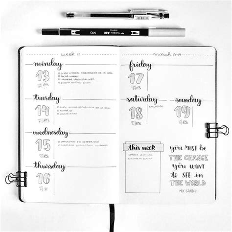 Bullet Journal Weekly Spread Inspiration Gallery Artofit