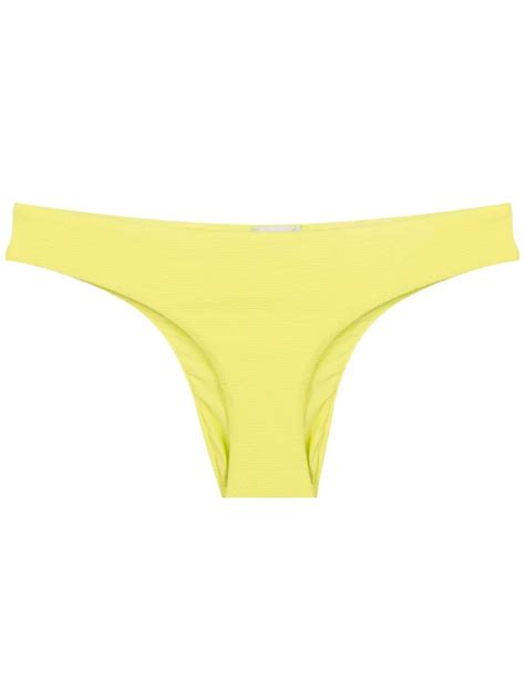 Lenny Niemeyer Athletic Ribbed Bikini Bottoms Green FARFETCH AU