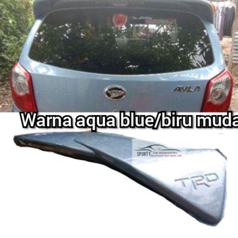 Jual Req Spoiler Agya Ayla Trd Original Plastik Abs Shopee Indonesia