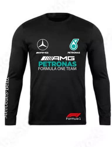 Polera Manga Larga Mercedes Benz F Petronas