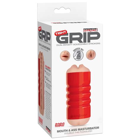 Pipedram Extreme Toyz Tight Grip Mouth Ass Masturbator Evoke Lingerie