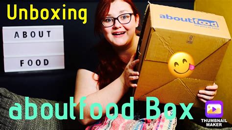 Unboxing About Food Box September Ist Sie Gut Youtube