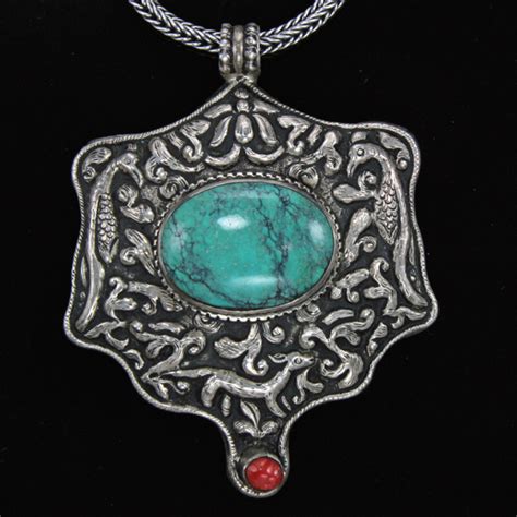 A Tibetan Ethnic Pendant Tribaljewellery