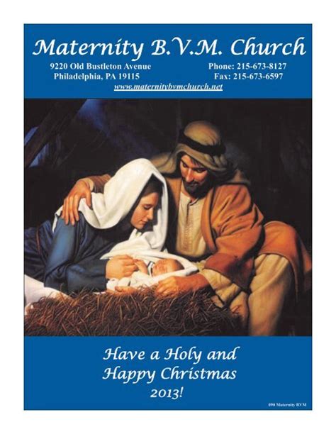 Maternity Bvm Church John Patrick Publishing Company