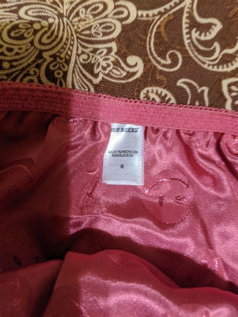 Vintage Joe Boxer String Bikini Panties Size 6 Gem