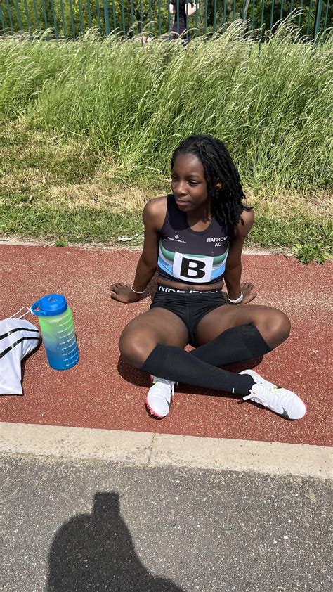 The record-breaking sprinter from Harrow who is just 10 years old