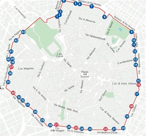 Milans Area C Map And Entrances Guide Areacmilanoit