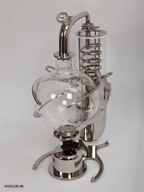 Стеклянный дистиллятор премиум-класса на газовой горелке от Distillers