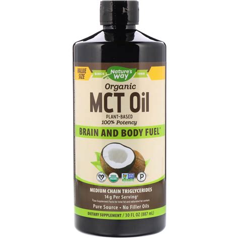 Natures Way Organic Mct Oil 30 Fl Oz 887 Ml Iherb