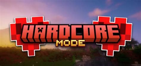 Hardcore Mode Add On 1 20 Minecraft PE Mods Addons