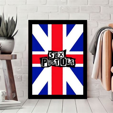 Quadro Decorativo Sex Pistols Rock N Roll Elo