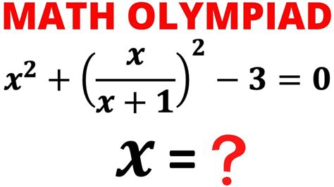 Olympiad Mathematics Learn How To Solve The Exponential Equation Math Olympiad Training