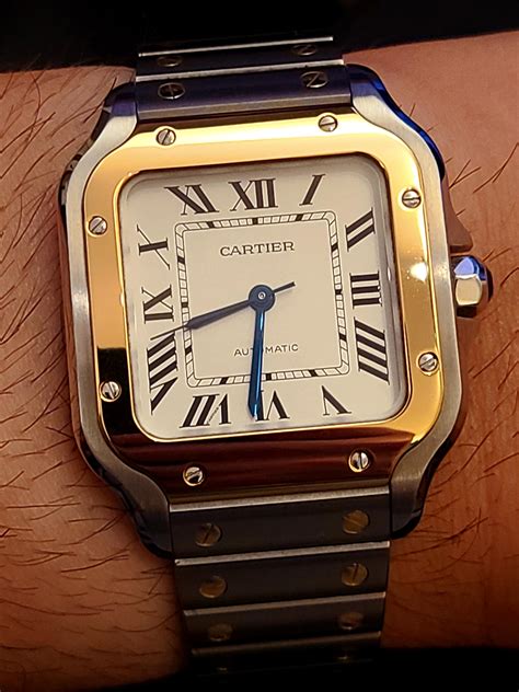 Cartier Santos Medium Two Tone Rcartier