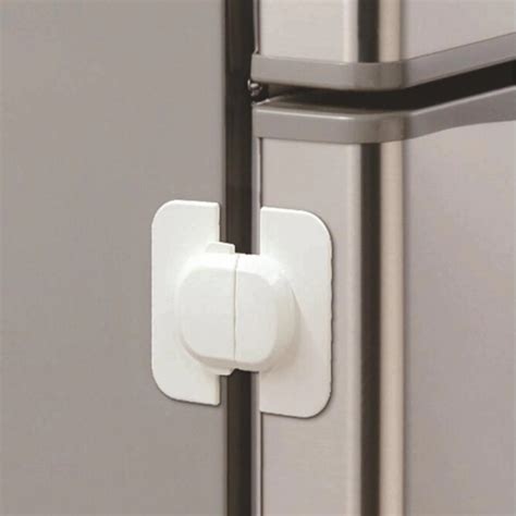 Trava Geladeira - Kit 2 Pcs Trava para Porta de Geladeira Ordene Protetor Segurança ...