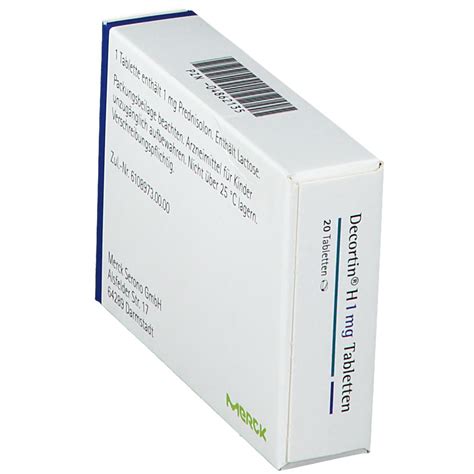 Decortin® H 1 mg 20 St mit dem E-Rezept kaufen - Shop Apotheke
