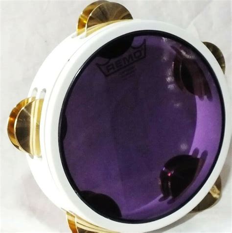 Remo Skin Tef Tambourine Riq Marine W / Cymbals | Reverb Australia