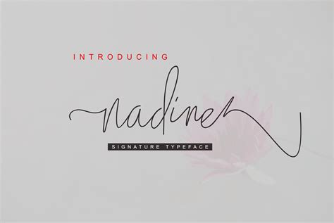 Nadine Script Font Upfonts