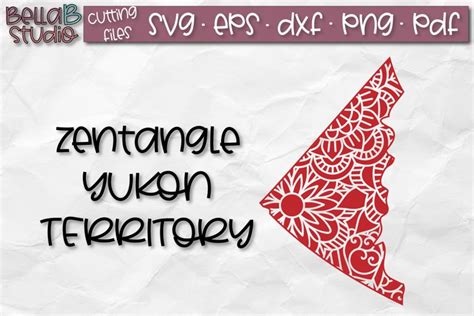 Zentangle Svg Yukon Svg Svg Canada Svg Canadian Svg