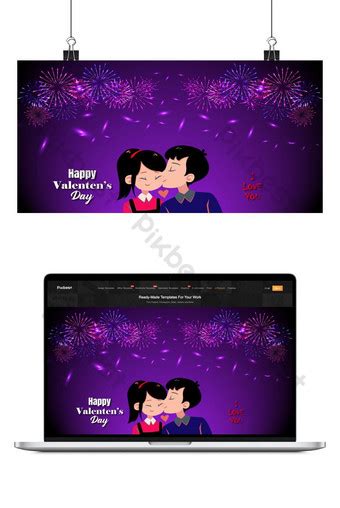 valentines Day Background Design Banner template | Backgrounds AI Free Download - Pikbest