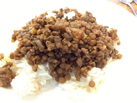 how to add lentils to ground beef