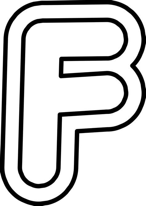 Free Letter F Coloring Sheet Download Free Letter F C